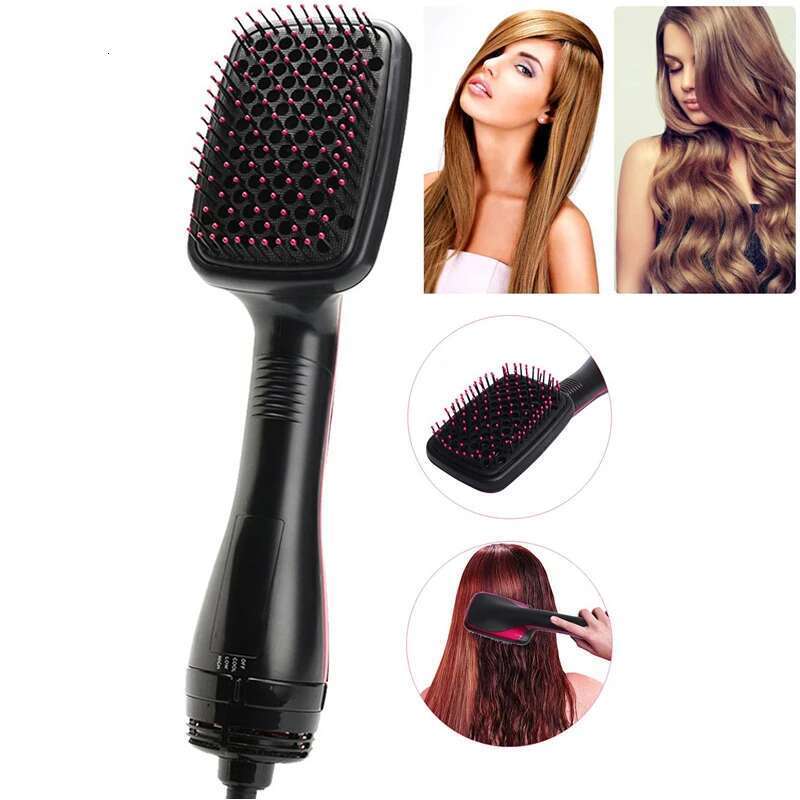 Hot Air Brush Professional Straightener Comb Electric for styling and drying Blow Hair Dryer