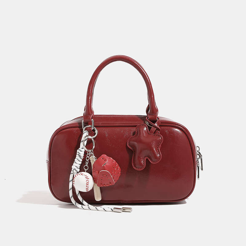 Women's Bags Designer Niche Design Bowling Women's Autumn And Winter Handbag Commuting Versatile Shoulder Crossbody Bag