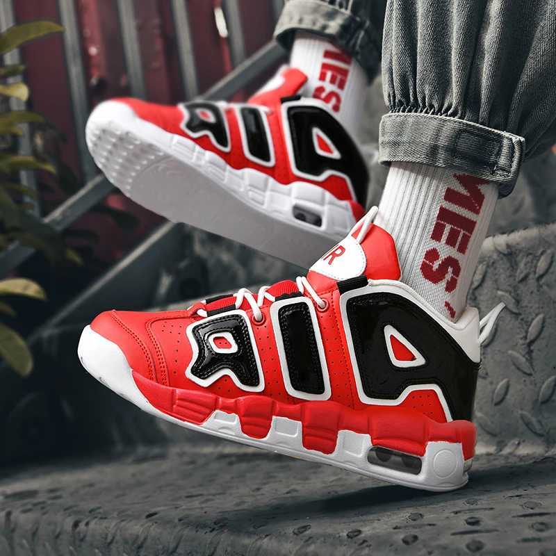 New Arrival 2025 Spring New Cushioned Anti-Shock Basketball Shoes for Teenagers Student Anti-Slip Wear-Resistant Thick Sole Sports Shoes Z250514