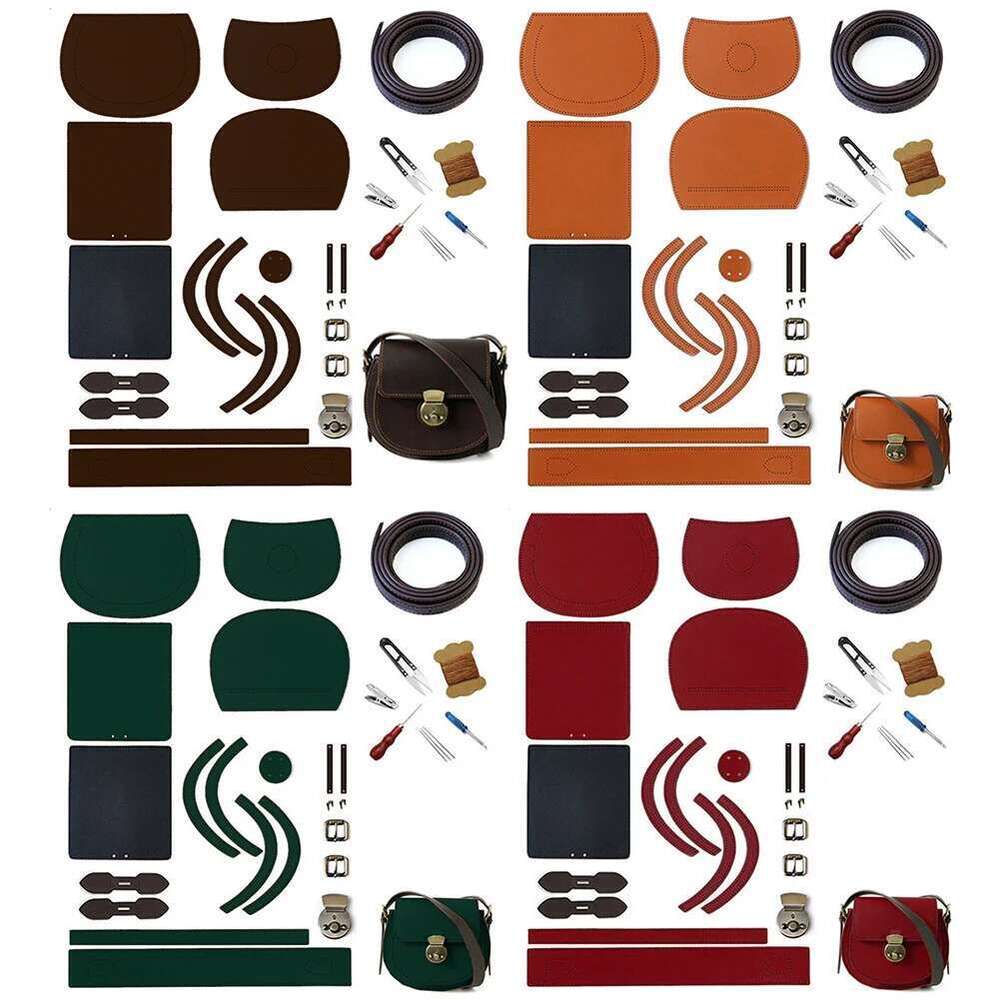 Leather Handbag Ing Kit Easy Making Handicraft Bag All Accessories Homemade For Women Lady Girl