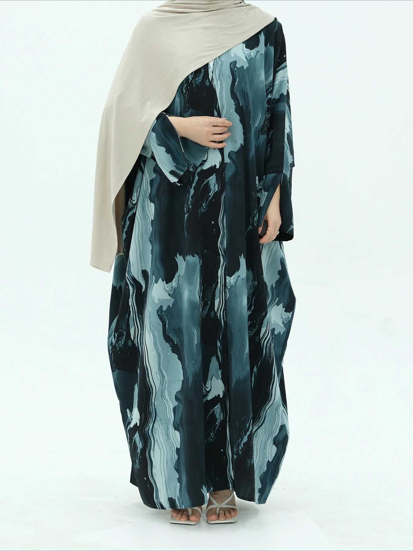 Muslim Dress for Women Party Abaya Print Cardigan Ramadan Eid Arab Long Robe Morocco Dubai Kaftan Islam Vestidos Jalabiya 2025 X250514
