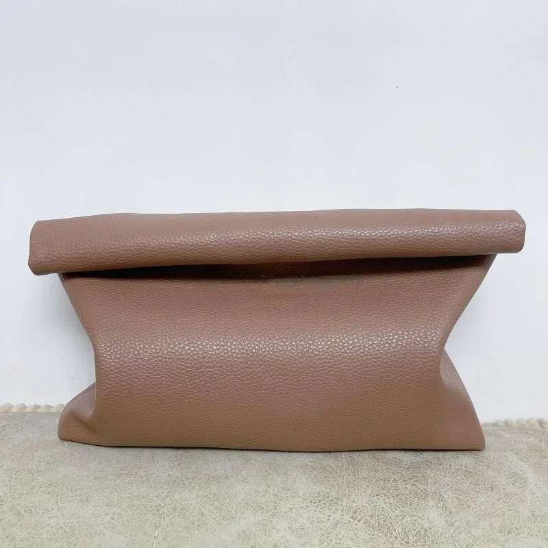 Designer Brand Purses And Handbags For Women Shoulder Bag Trend Tophandle Soft Leather Women's Clutch Femme Bags