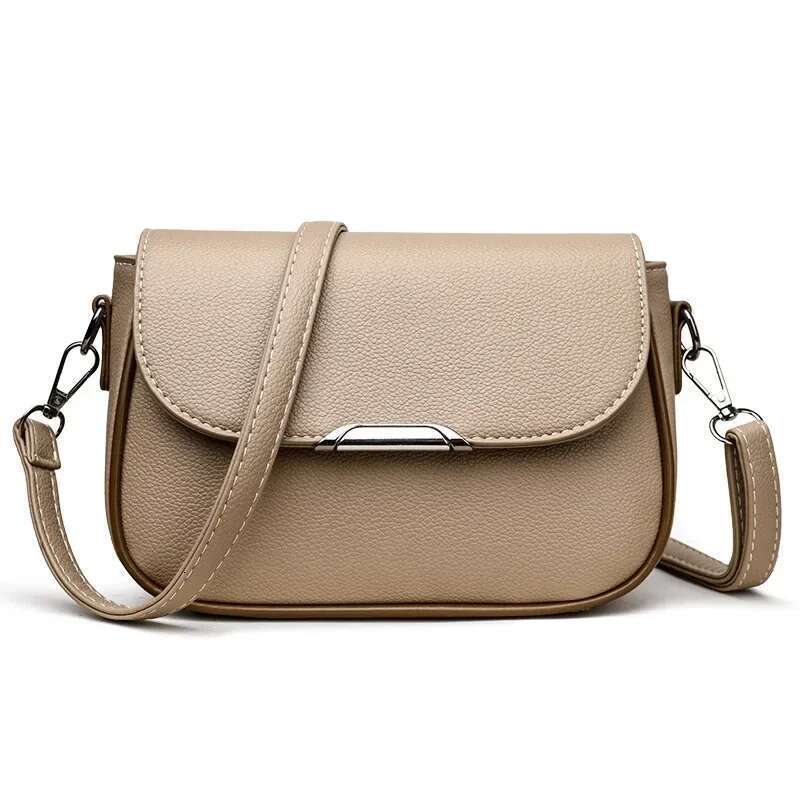 2025 Fashion New Ladies Large Flip Cover Postman Small Square Single Shoulder Crossbody Versatile Handbag High Beauty Bag