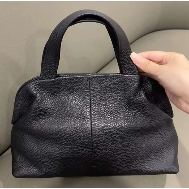 Brand Designer High-End Genuine Leather First Layer Of Cowhide Large Capacity Pillow Women's Bag Fashion Handbags