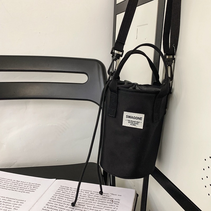 Crossbody bag for men, niche design, bucket workwear, functional style, mobile phone women's sports single shoulder bag, trendy brand