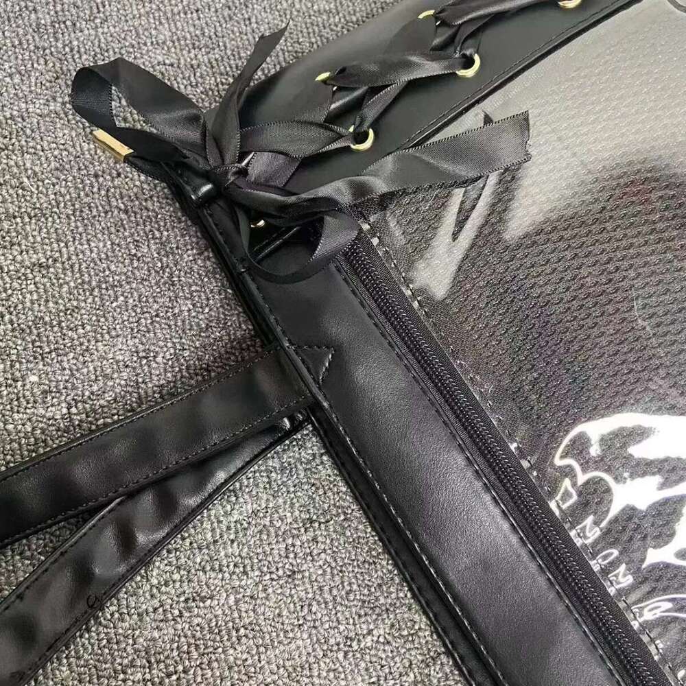 JK Girl Anime Big Appetite Transparent College Style Hand Bill of Lading Shoulder Fashion Ulzzang Ita Tote Bag