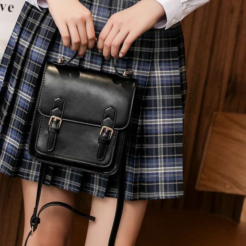 New Trend All-Match One-Shoulder PU Handbag Women's Small Square Messenger Bag