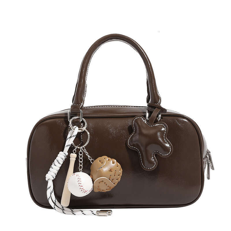 Women's Bags Designer Niche Design Bowling Women's Autumn And Winter Handbag Commuting Versatile Shoulder Crossbody Bag