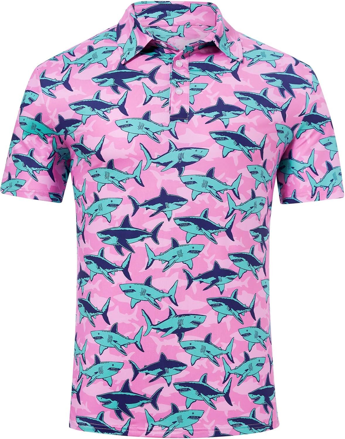 Mens Polo shirt Mens Funny Golf Shirts for Men Polo Performance Moisture Wicking Dry Fit Shirt tshirt Casual tops summer clothes fashion