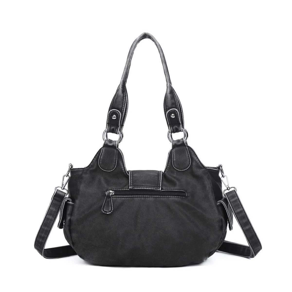 Wen Handbag in Leopard Top-handle Shoder Bag PU Dumpling Pack Mti-pockets Shoder Bags Phe Mey Pack Z250514