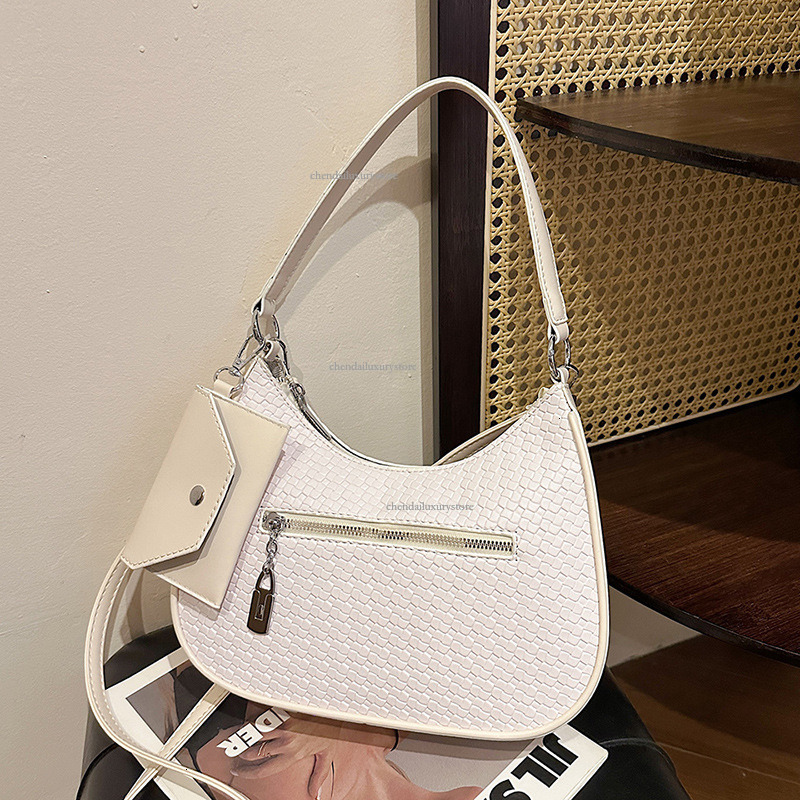 2025 Free Shipping Women's Designer Bag Handbag Fashion Casual PU Woven Texture Three-dimensional Shoulder Crossbody Bag Pendant Bag College Stud