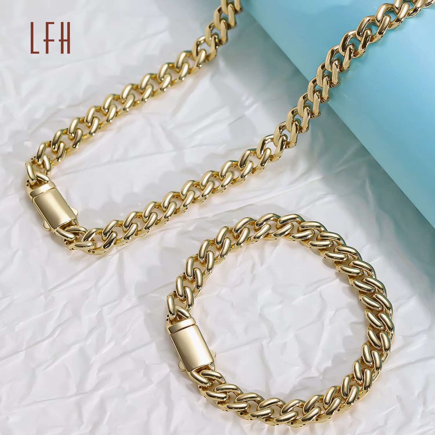 Factory Custom Miami Cuban Link Chain Au750 Cuban Link Chain 18k Gold Jewelry 18k Real Au750 Gold 18k Real