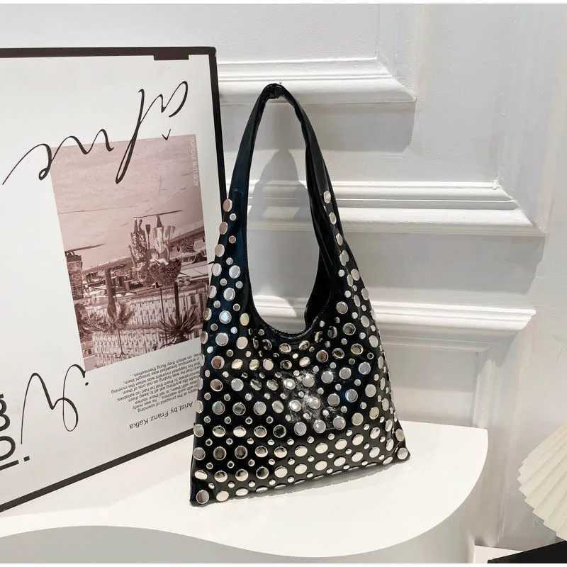 2025 Decorati Wens Shoder Bag New Motorcycle Style Underarm Handbag Fi Large Capacity All-me Handbag Z250514