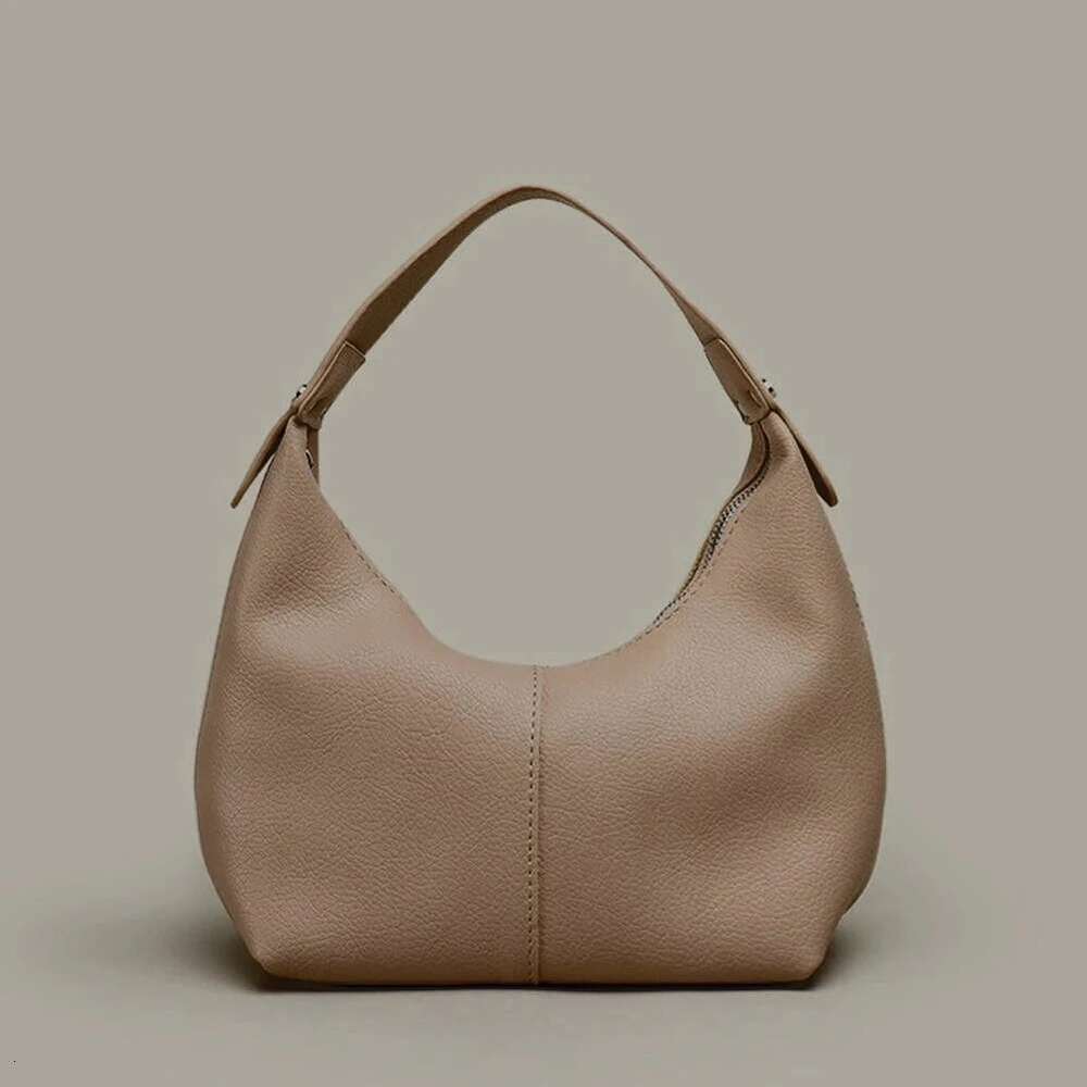 Women Vintage Underarm PU Leather Soft Hobo Shoulder Bags New Solid Color Casual Armpit Handbag Girls Outdoor Daily Tote Bag