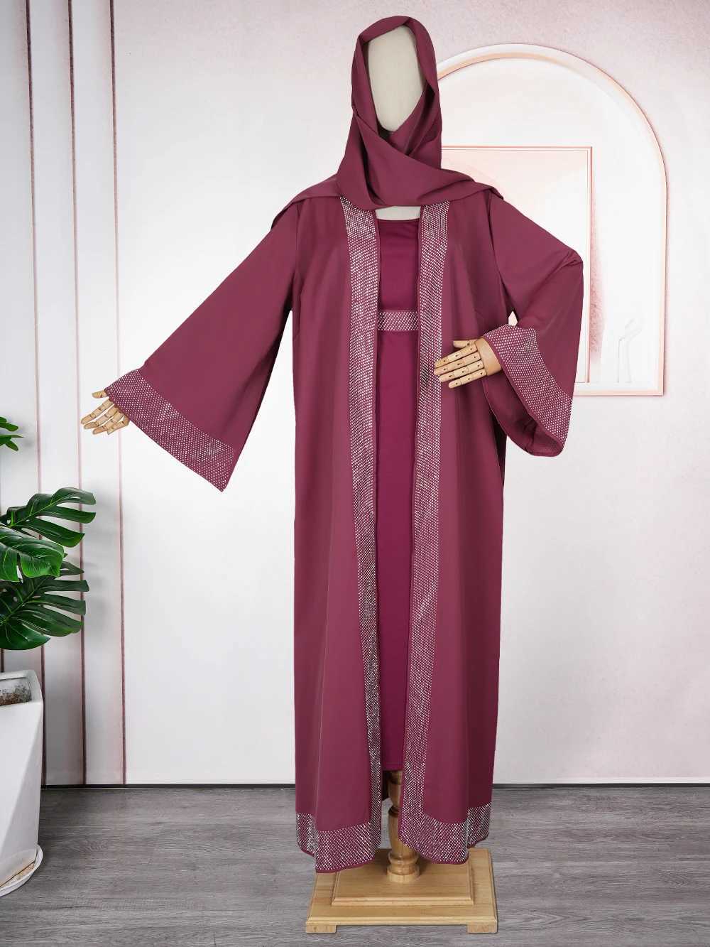 Open Abaya Dubai Kaftan Muslim Cardigan Abayas Dresses for Women 2025 Casual Kimono Robe Femme Caftan Turkish Islamic Clothes X250514