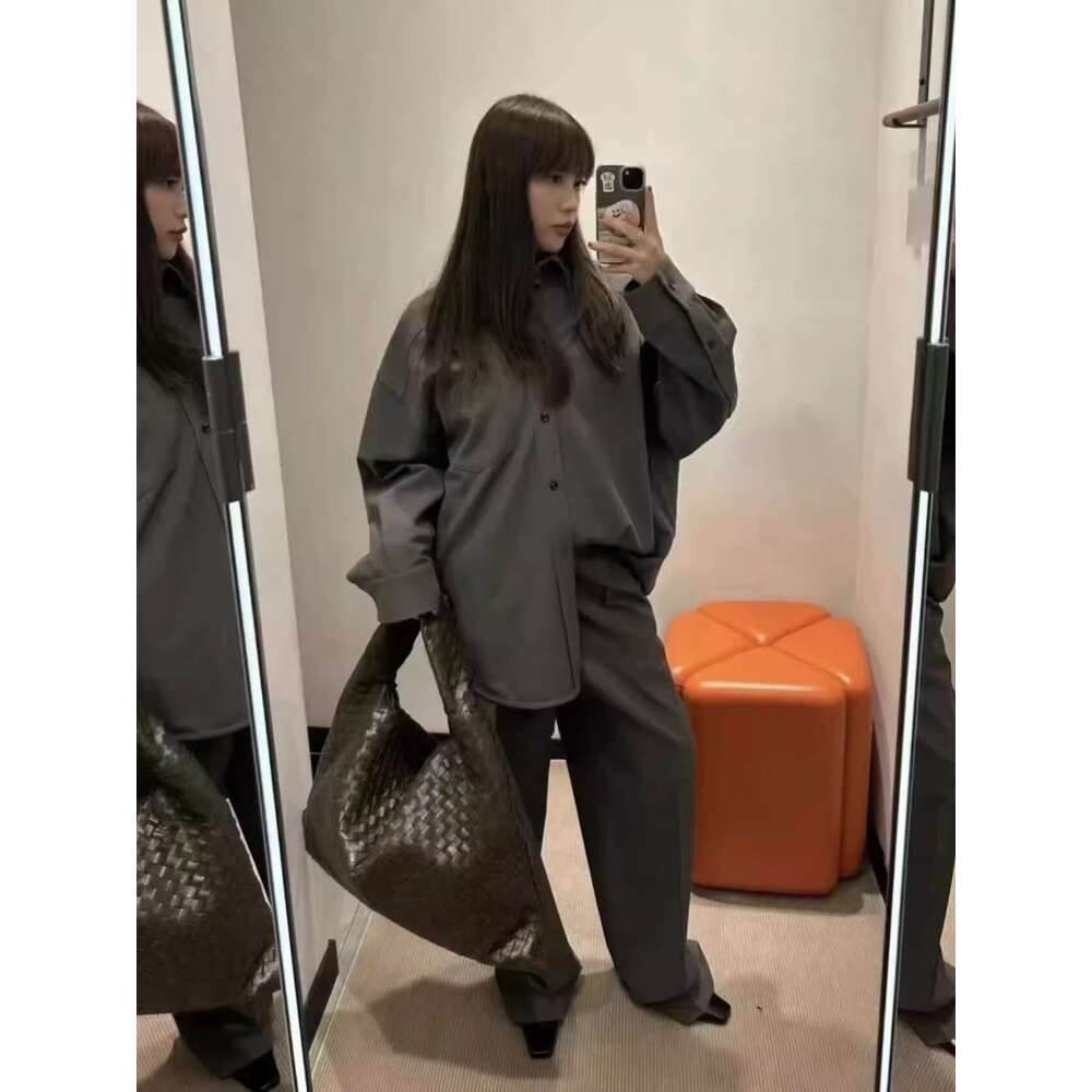Olive green soft leather new women s large capacity single shoulder tote pure hand woven armpit bag