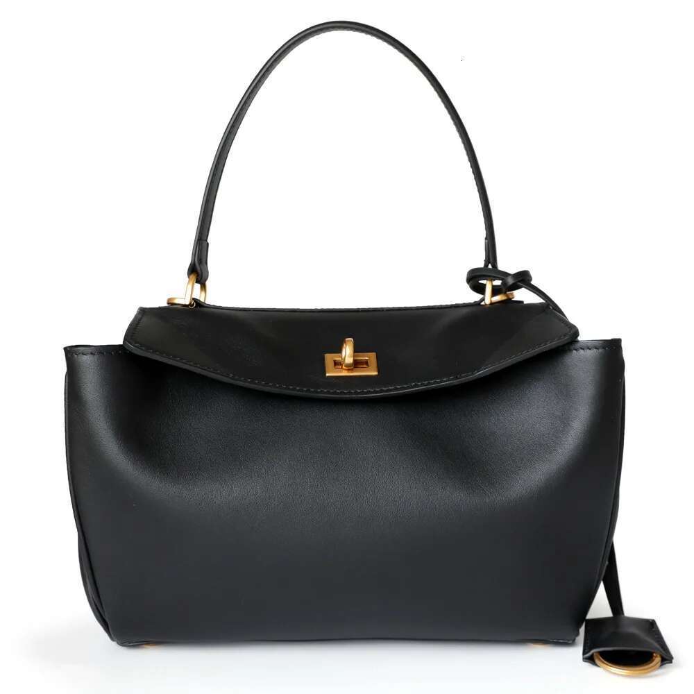 Gold Rodeo Lock Designer Bags Genuine Leather Large Capacity Portable Underarm for Casual Commuting Women's Bag
