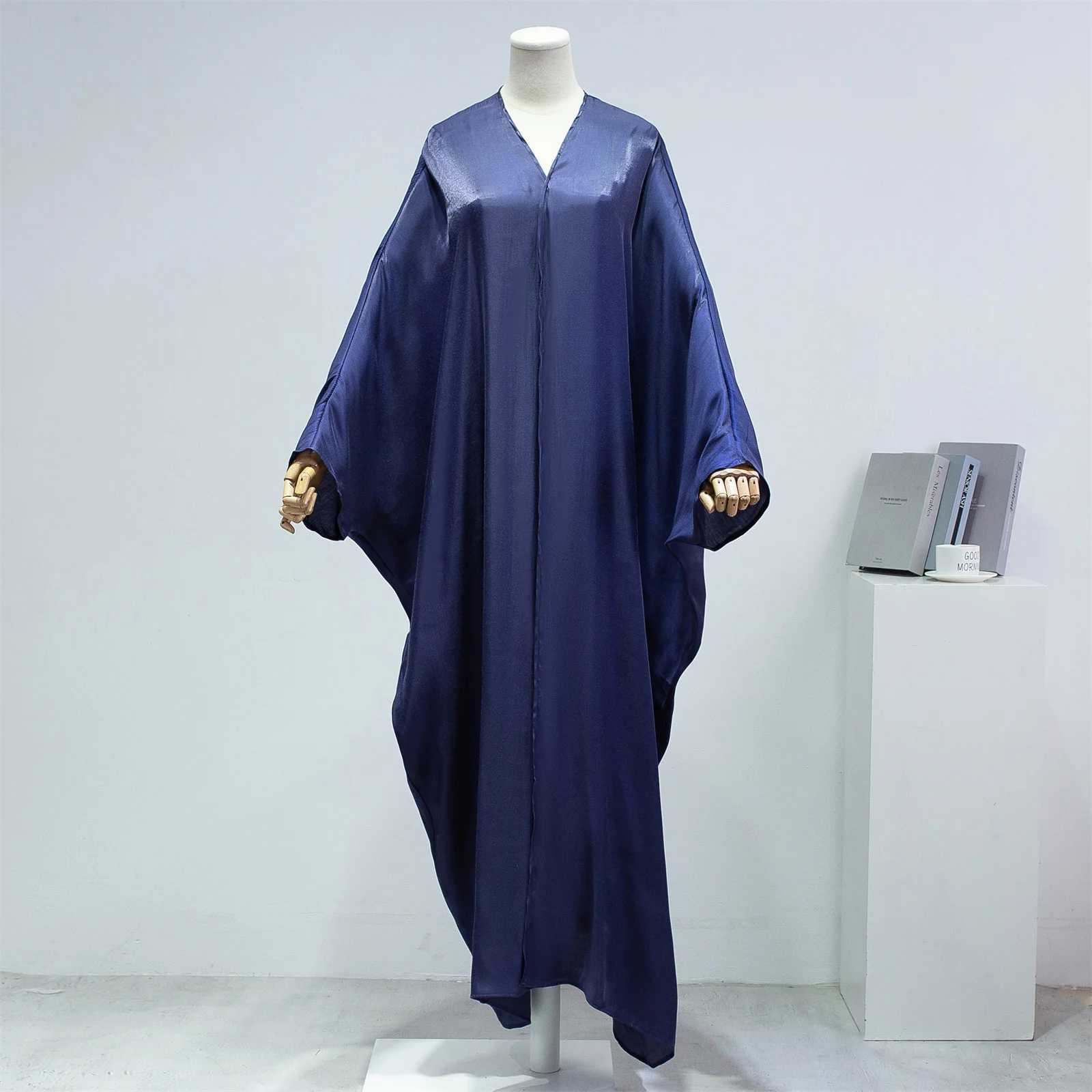 Muslim Out Abayas Smocking Slve kaftans One-piece Prayer Women Jilbabs Cardigan Coat Islamic Clothing Dubai Saudi Robe Turkish X250514