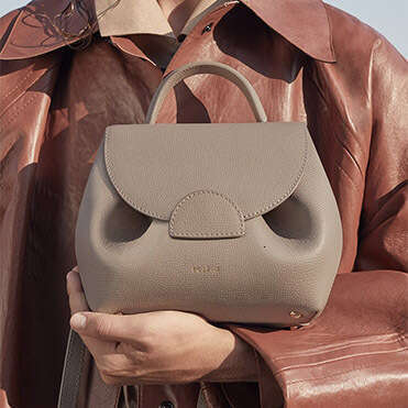 Tote Bag French Pol Niche Brand Smiley Face Numerounnano Series High Quality Single Shoulder Hand Held Women S Bag KQ