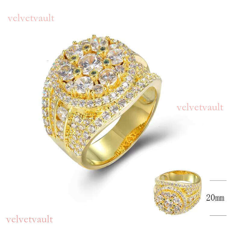 New trendy special design chilled hip-hop men's jewelry ring