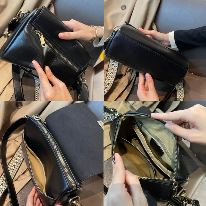 y Womens Bag Genuine Leather Women Shoulder Soft Cowhide Crossbody Messenger Bags Fashion Female Handbags 250514