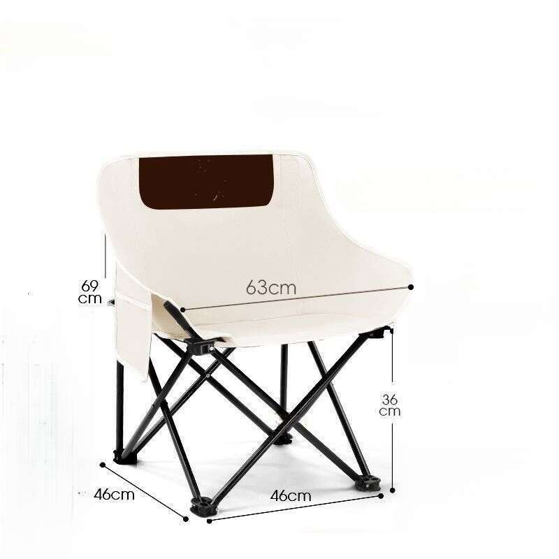 Outdoor portable outdoor small stool, beach chair, camping lightweight folding moon chair