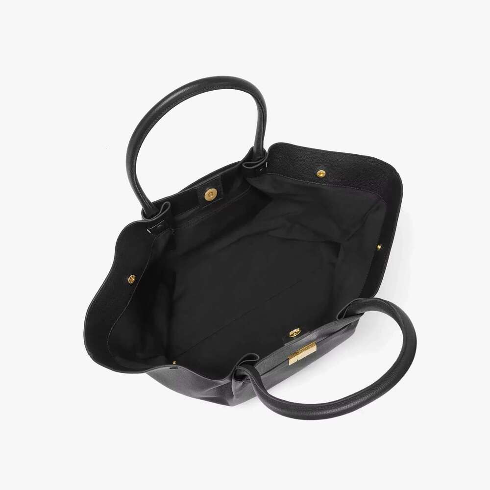 2025 New Fashion Women Shoulder High Quality Black PU Ladies Tote Large Capacity Casual Retro Crossbody Bag