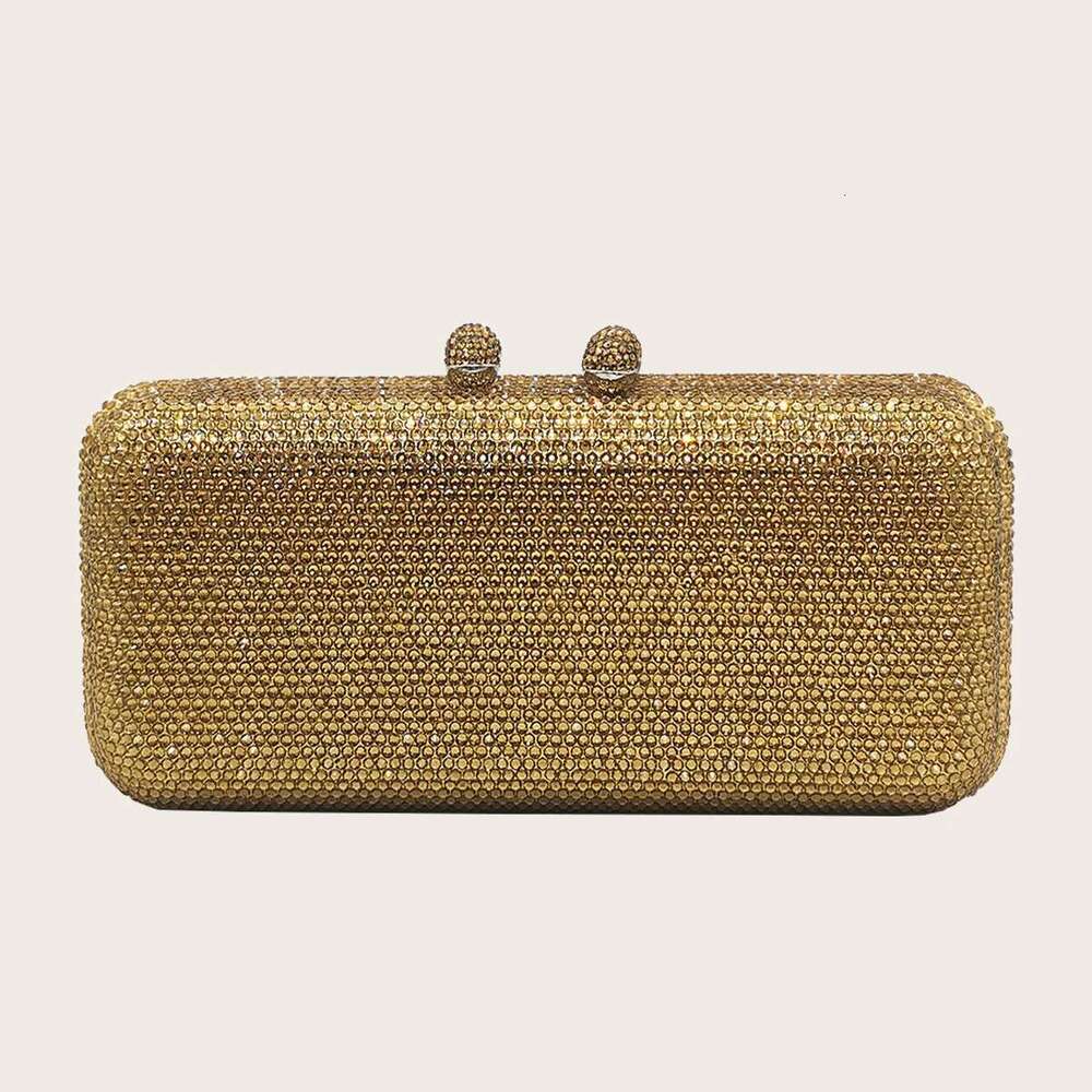 Rhinestone Shining Evening Wedding Clutch Long Purse For Women Fashion Party Shoulder Bag