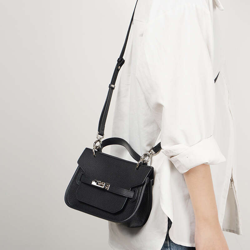 Luxury Structured Lock Closure Tote with Convertible Carry Spacious Work-Ready Handbag for Women