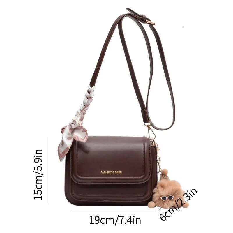 Leather Shoulder Purse For Women - Fashion Crossbody Bags Underarm Bag Small Square Satchel Handbag