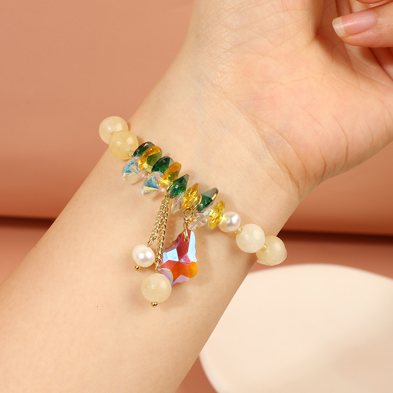 Japanese Korean pearls, fashionable simple women's countryside style, slightly luxurious bracelets, creative and elegant temperament accessories