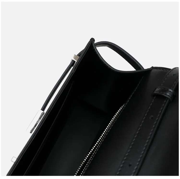 New Design Box Leather Women Diagonal Straddle Glossy Pattern Underarm Shoulder Crossbody Flip Pocket Women's Bag