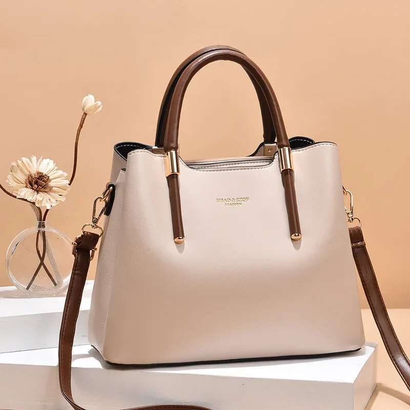 2024 New Style Fashion Women's Handbags Large Capacity Middle-Aged Mom Bag Shoulder Crossbody Bags