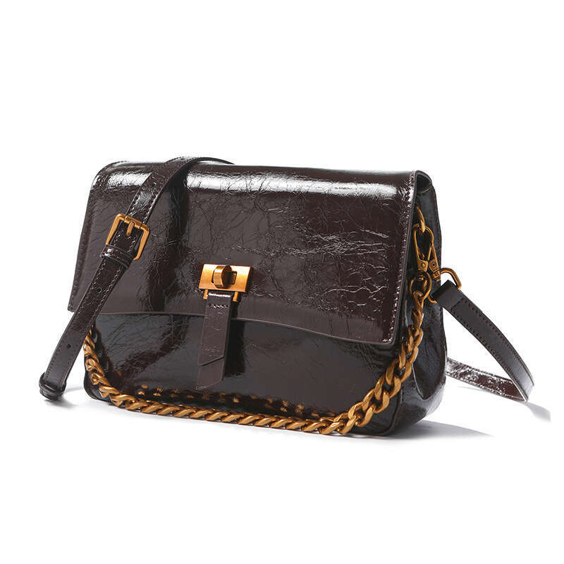 Premium Leather Women's 2025 New Crossbody Postman Armpit Fashionable Large Capacity Single Shoulder Versatile Small Bag