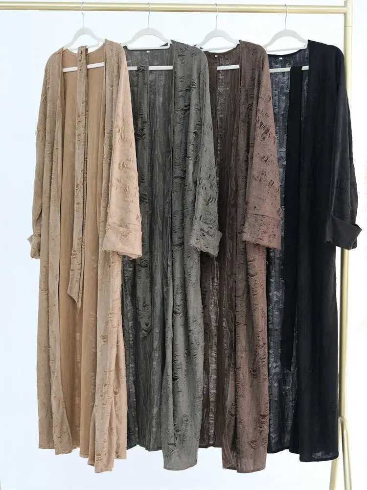 Ramadan Eid Plain Abaya Dubai Kaftan Muslim Kimono Dress Turkey Prayer Islam Abayas For Women Robe Kimono Femme Musulmane Kaftan X250514