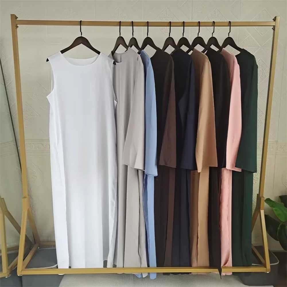 Morocco Kaftan Women 2 Pieces Set Dubai Turkey Abaya Islamic Clothing Saudi Arabic Robe Muslim Dress Abayas Prayer Garment Suit X250514