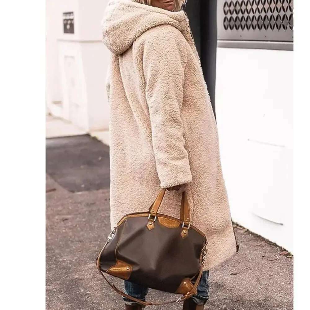 Winter Hooded Quilted Jacket For Women Solid Reversible Sleeve Thick Coat Warm Fashion Long Outerwear Casual Puffer Coats Designer