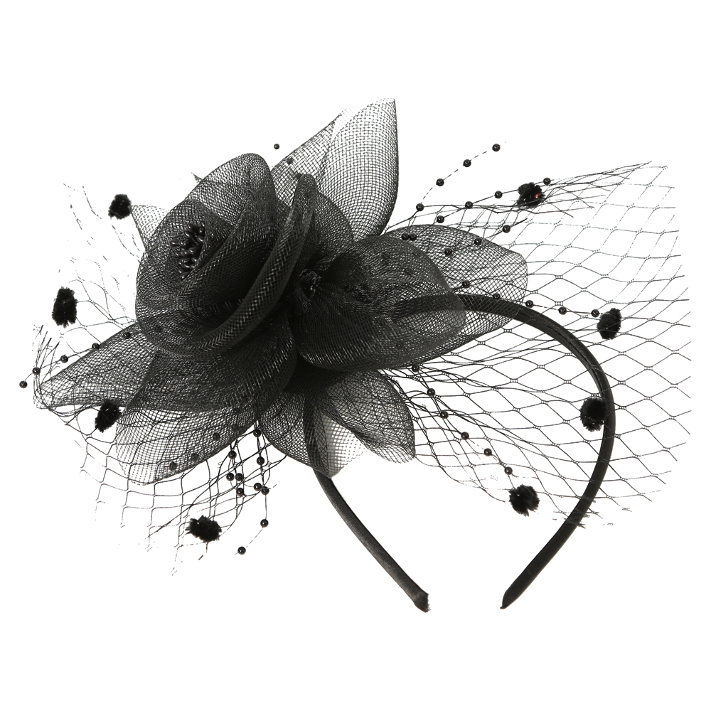 Elegant Pillbox Hats Accessory Collection: Laced Berets + Feathery Fedoras Ideal for Weddings & Festivals