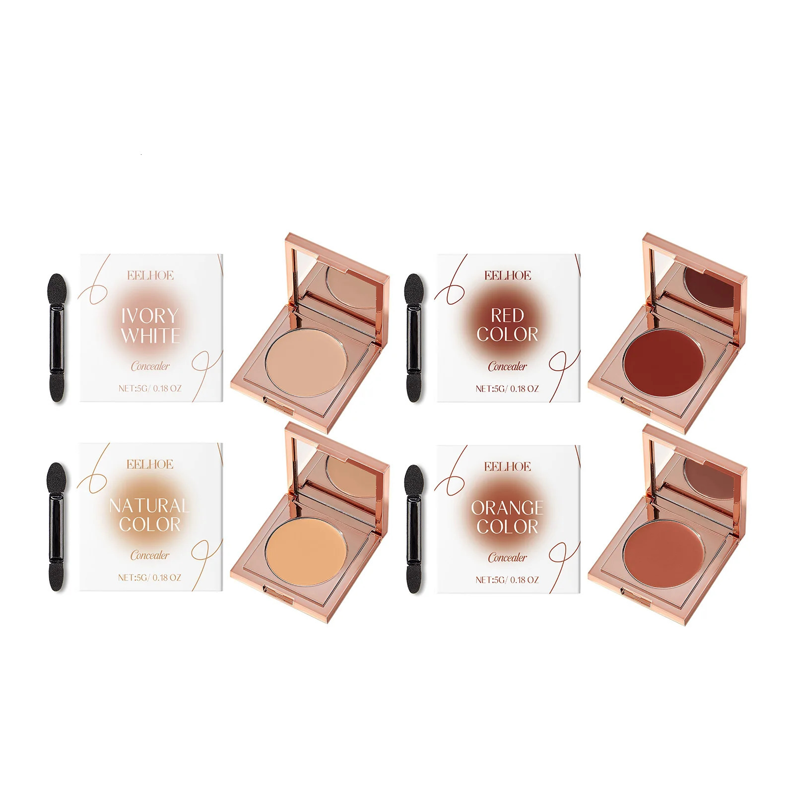 Concealer Lightweight Natural Coverage Of Skin Blemishes Spot Print Cover Dark Circles Long-Lasting Non-Removing Makeup 250512