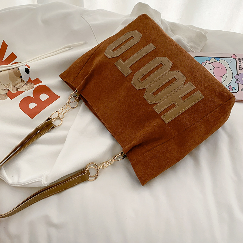 Free Delivery Designer Bag College Student Class Single Shoulder Canvas Women's Large Capacity 2025 Autumn Commuter Tote Big Bag Luxury Bag