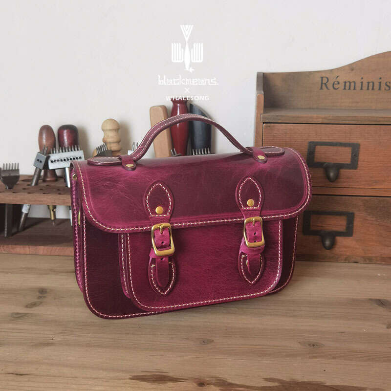 25 New Genuine Women's National Trendline Cowhide Crossbody Fat High Grade Oil Wax Vegetable Tanned Leather Cambridge Bag