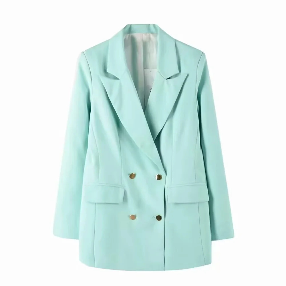 Taop Za Autumn Product Womens Fashion Collar Long Sleeve Double Layer Coat Set 250530