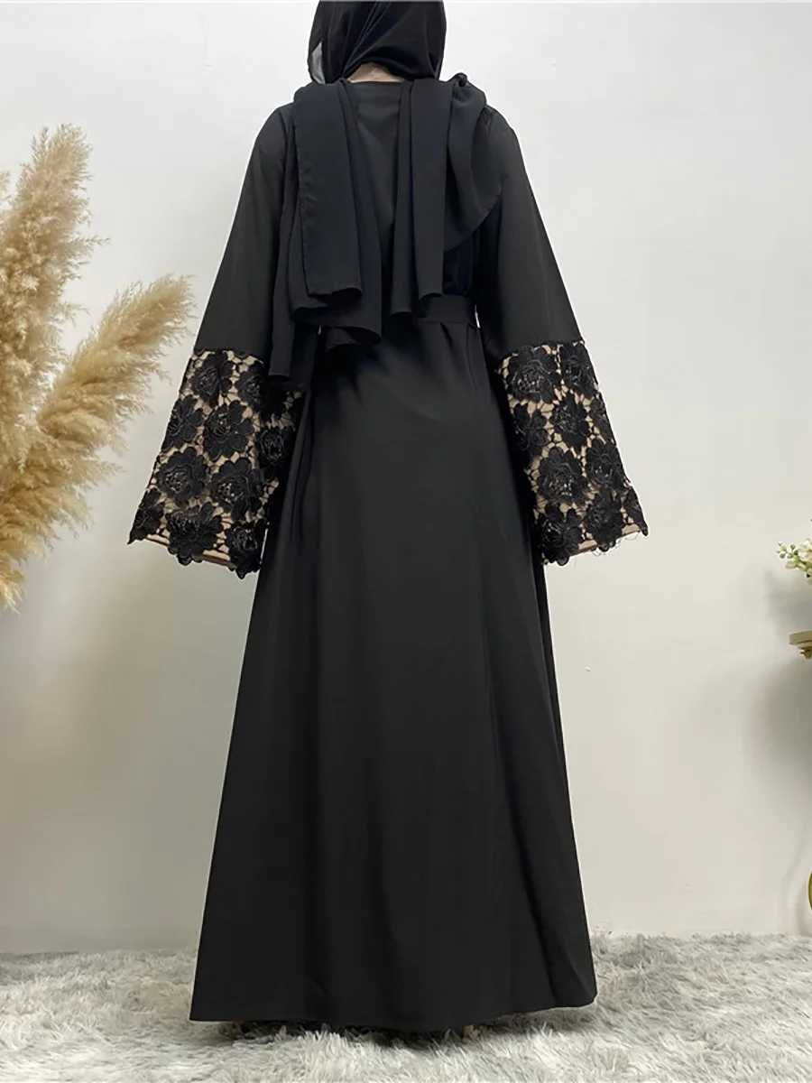 2025 Modest Abaya Ramadan Dubai Robe Femme Musulmane Turkey Kaftan Islamic Clothing Muslim For Women Kimono Caftan Marocain Cardigan X2505149