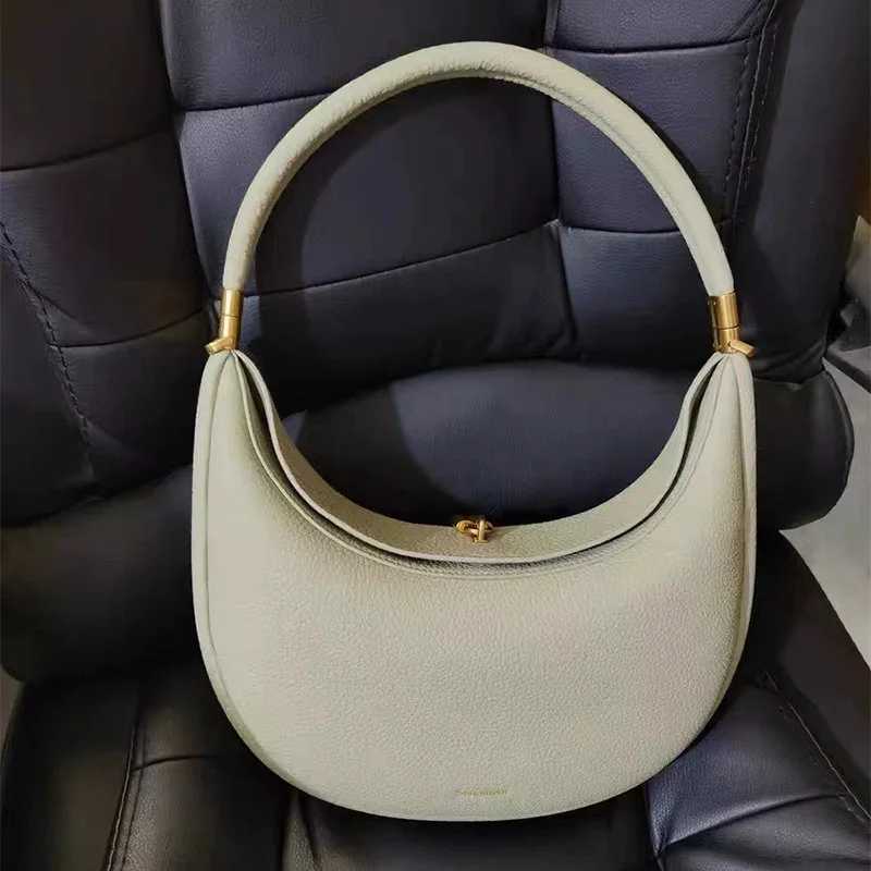 Brand Fi Wens Handbag Mtifunctional Leather Shoder Bag Versatile Underarm Bag Niche Design Crescent Bag Wens Bag Z250514