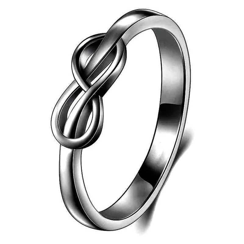 Luxury Female Rings 925 Sterling Silver Minimalist Infinity Design Women Finger Rings Accories Daily Party Jewelry BulkXJ250514