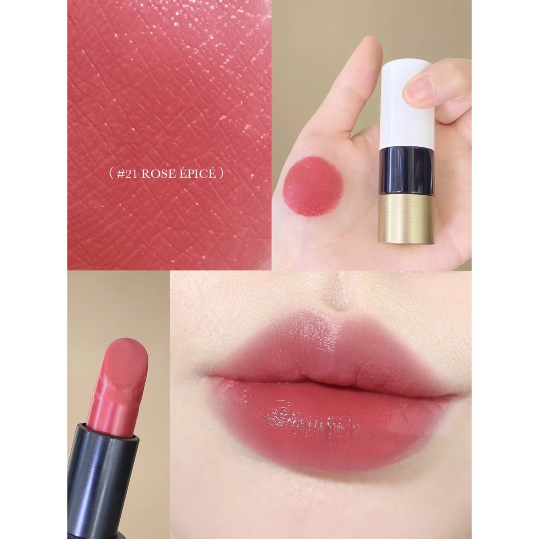 Satin Matte Lipstick Color Blocking Lipstick Moisturizing Limited Easy to Apply Makeup Easy to Handle
