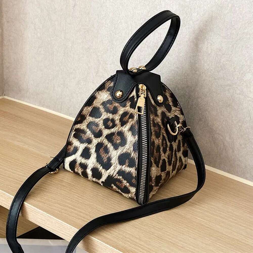 Print Woman Leopard PU Leather Crossbody Mini Girls Messenger Bags Female Shoulder Handbag Snake Skin Clutch Bag Purse
