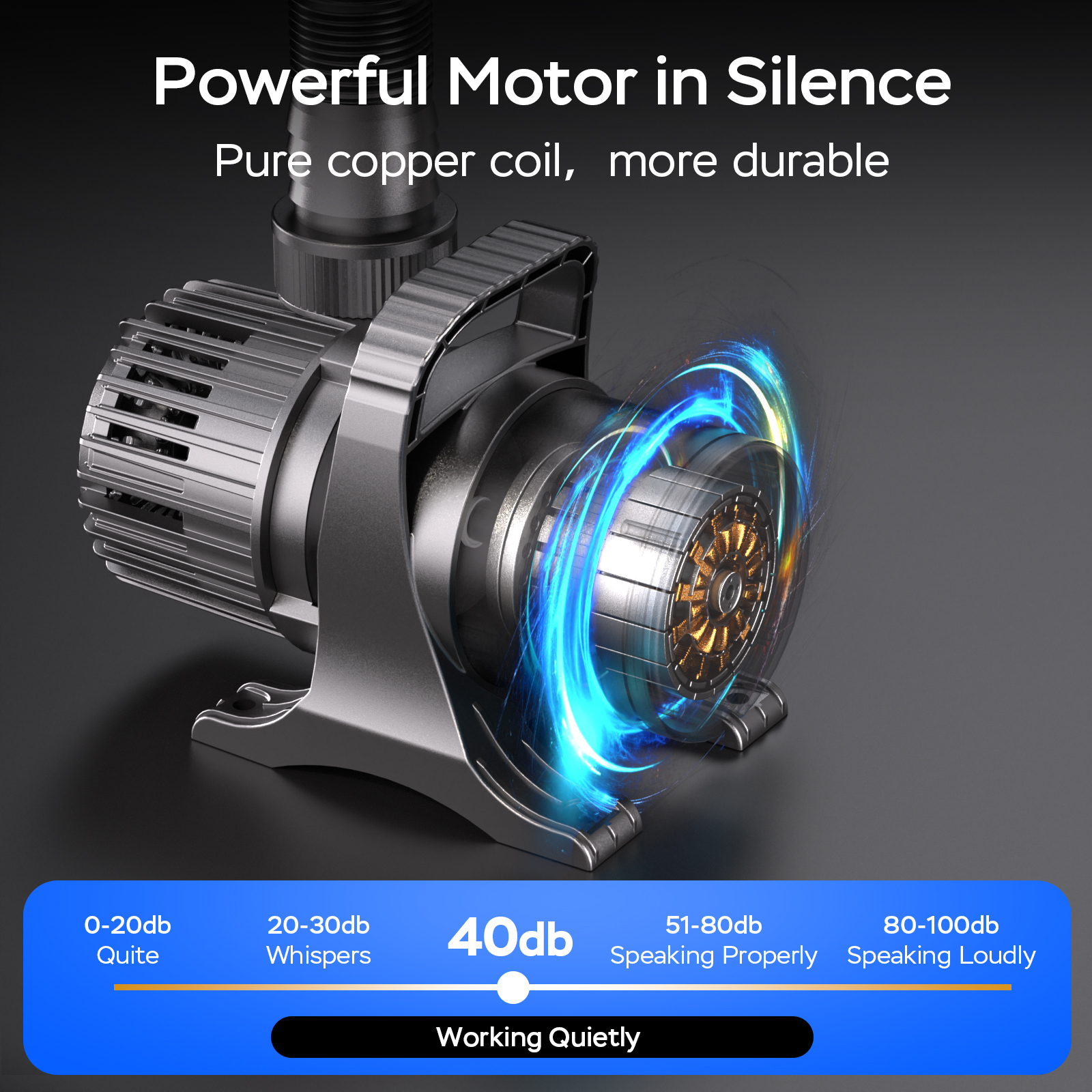 (4000GPH-230W,UL listed) Large Fountain Submersible Water Pond Sump Pump Aquarium Electric Waterfall Pump Outdoor PS- 4000