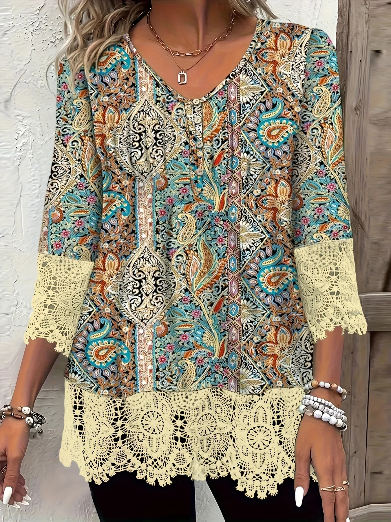 Plus Size Elegant Casual Woman TShirt Fashion Loose Temperament Long sleeve Holiday Weekend 250514