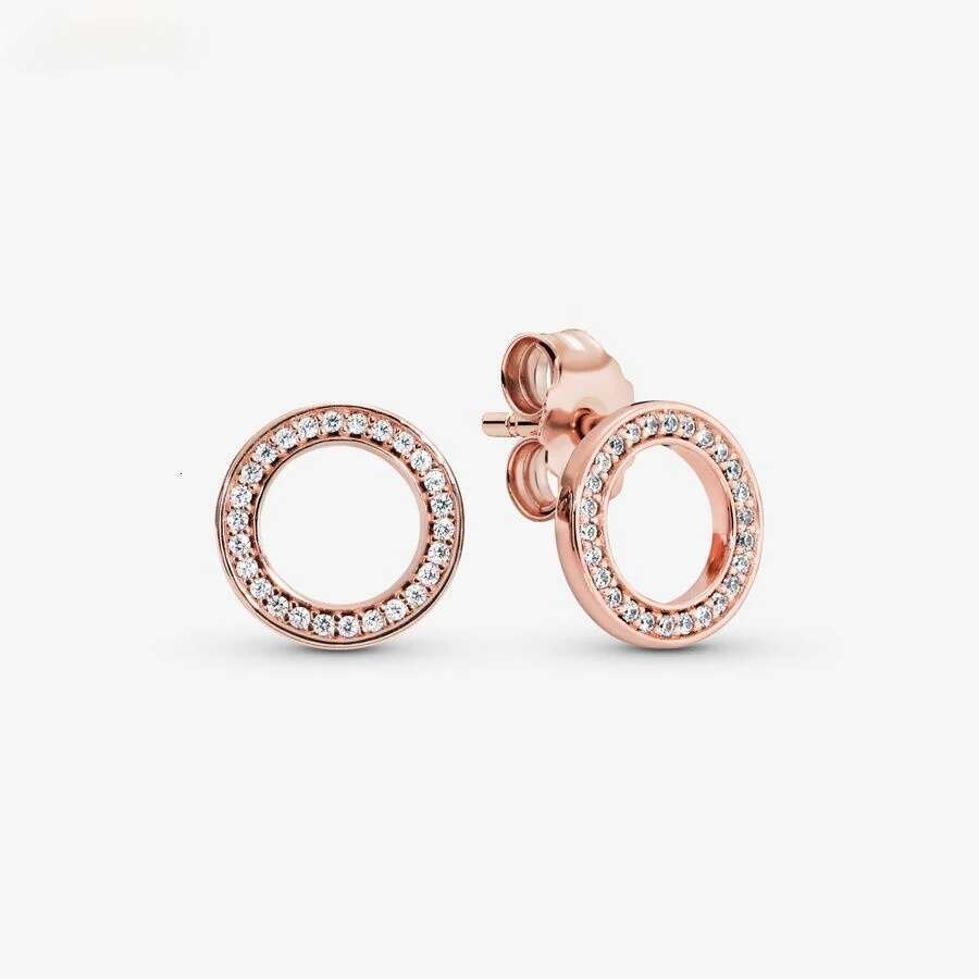 Fashion Women Girls Sier Rose Gold Stainless Steel Zircon White Pearl Candy Letter Heart Moon Tree Hoop Earrings Jewelry